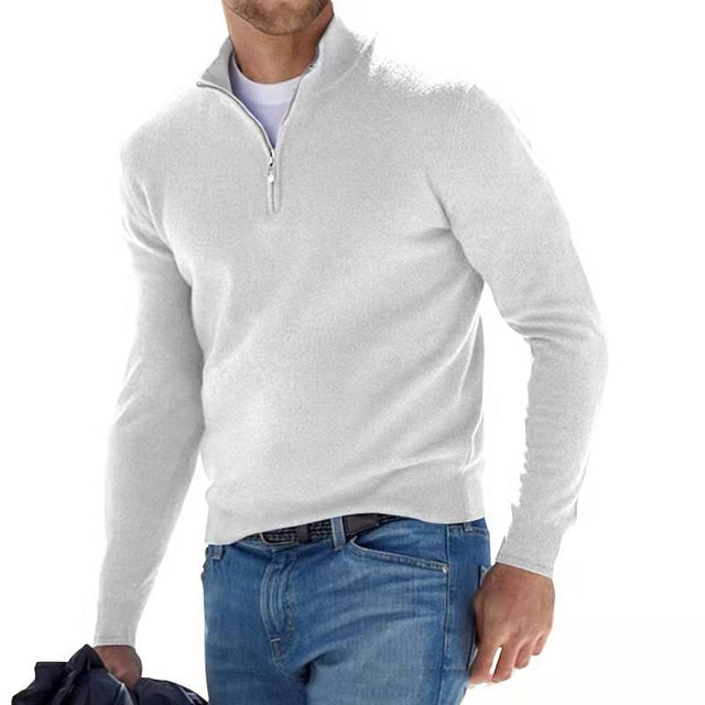 Herentrui met V-hals voor herfst en winter