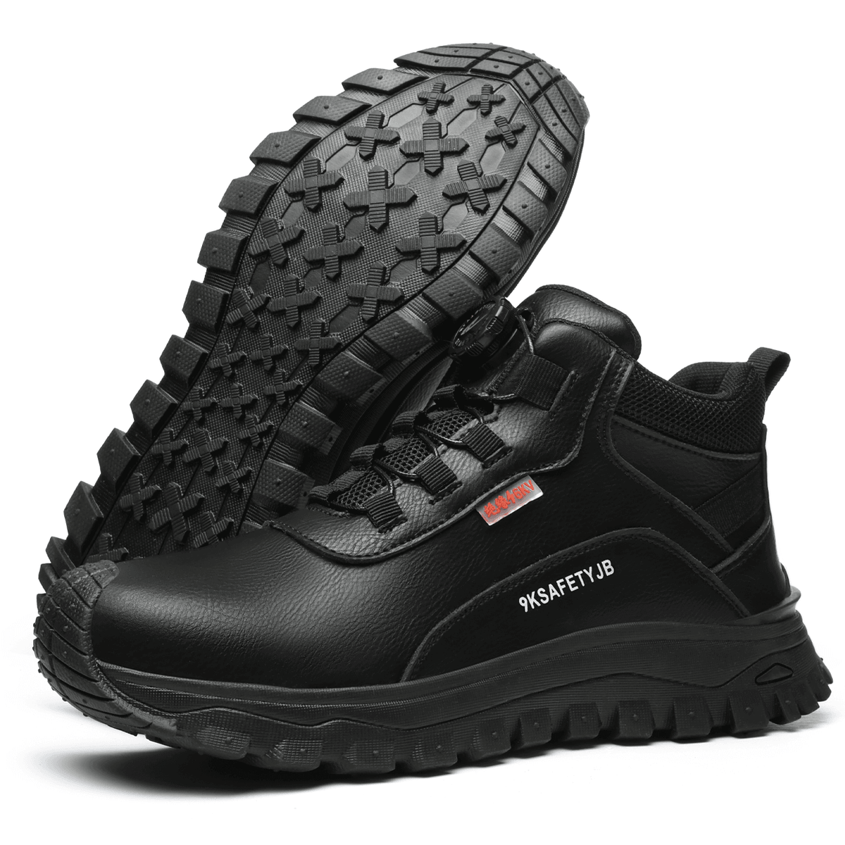Herenwerkschoenen met profielzool