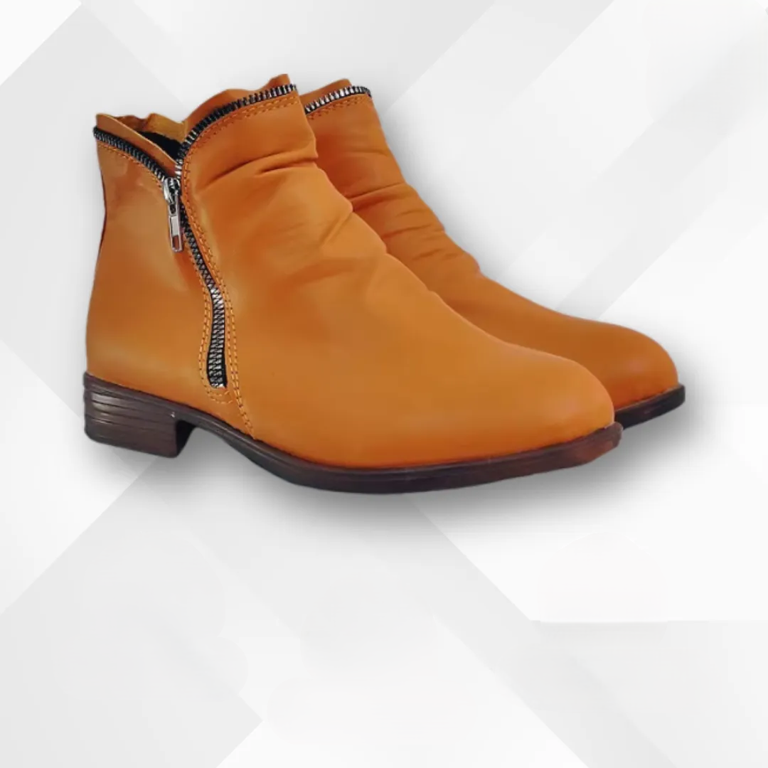 Herfstachtige enkellaarsjes voor dames met ergonomisch comfort