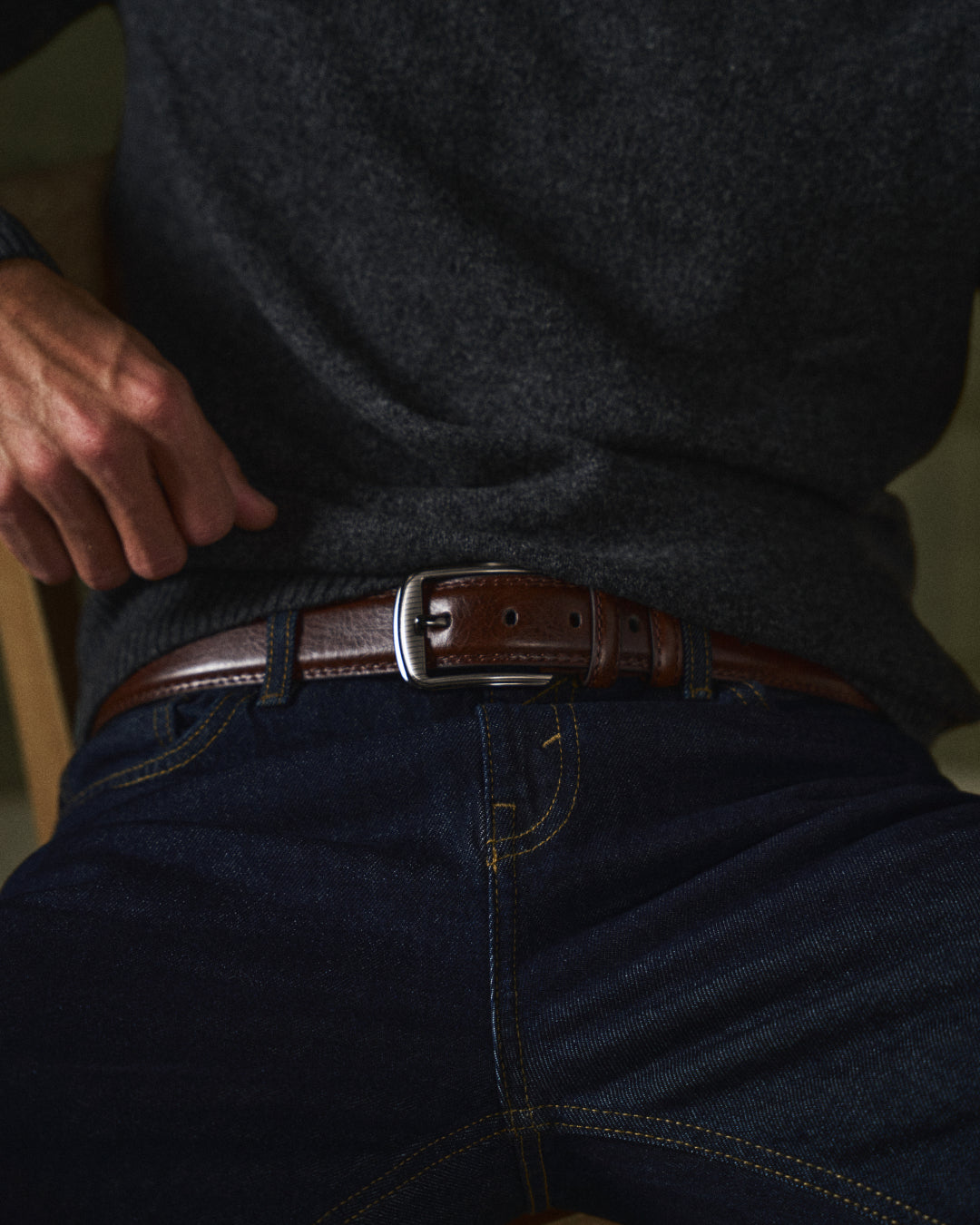 Heritage riem van 100% volnerfleer