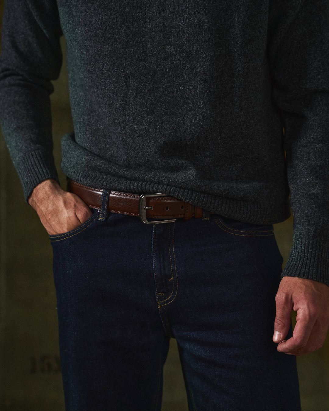 Heritage riem van 100% volnerfleer