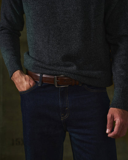 Heritage riem van 100% volnerfleer
