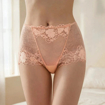High-waist kanten damesonderbroek met corrigerend buikpand en naadloos comfort