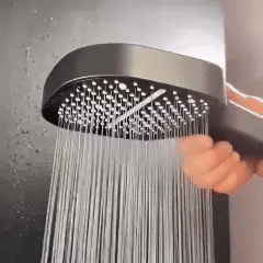 Hogedrukdouchekop met turbo-boosttechnologie en geavanceerde filtering voor een gezondere huid en gezonder haar