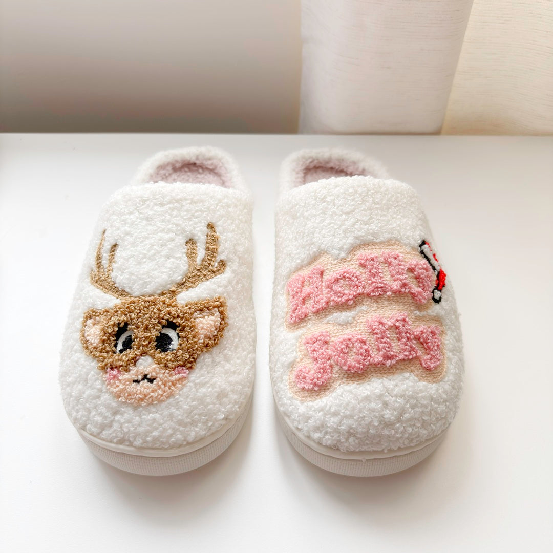 Holly Jolly kerstpantoffels