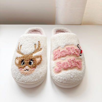 Holly Jolly kerstpantoffels