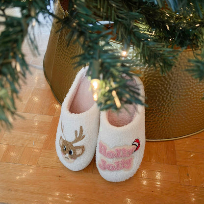 Holly Jolly kerstpantoffels