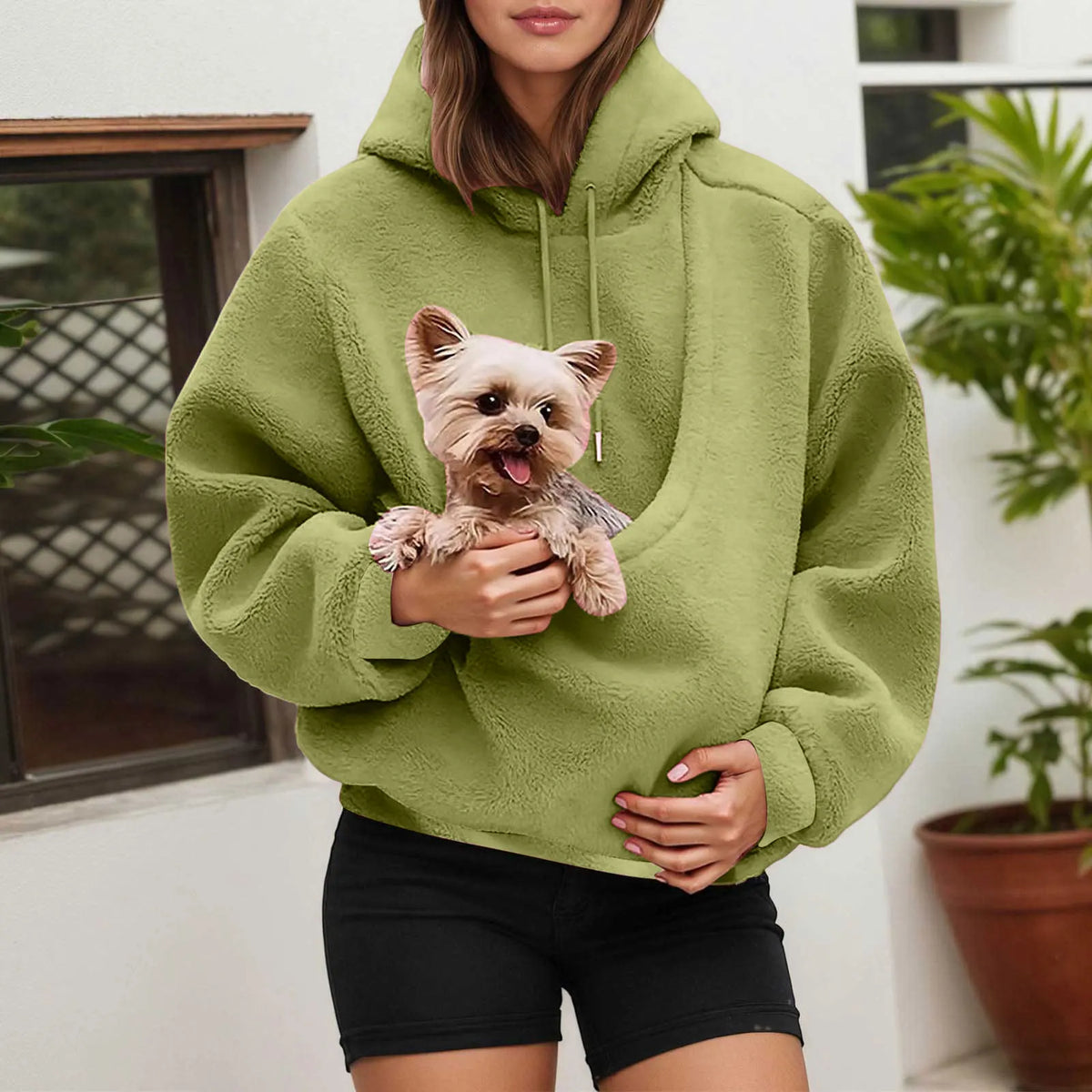 Hoodie voor kattenliefhebbers met kangoeroebuidel voor huisdieren