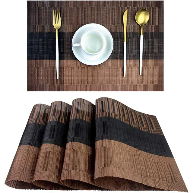 Hoogwaardige wasbare placemats