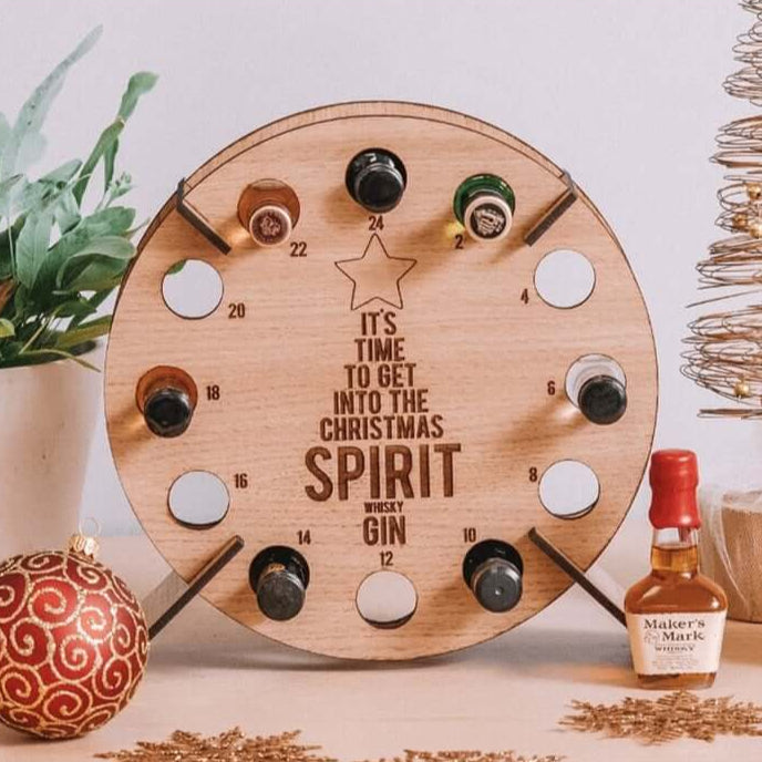 Houten Bier-Adventskalender 2026 – 24 Dagen Kerst Aftelkalender