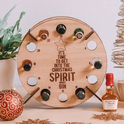 Houten Bier-Adventskalender 2026 – 24 Dagen Kerst Aftelkalender
