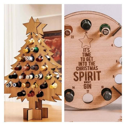 Houten Bier-Adventskalender 2026 – 24 Dagen Kerst Aftelkalender