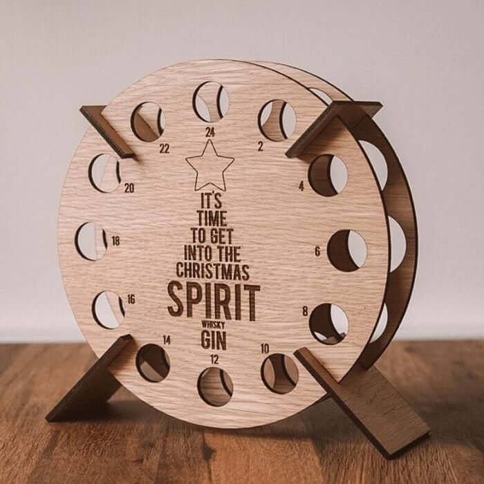 Houten Bier-Adventskalender 2026 – 24 Dagen Kerst Aftelkalender