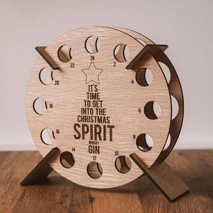 Houten Bier-Adventskalender 2026 – 24 Dagen Kerst Aftelkalender