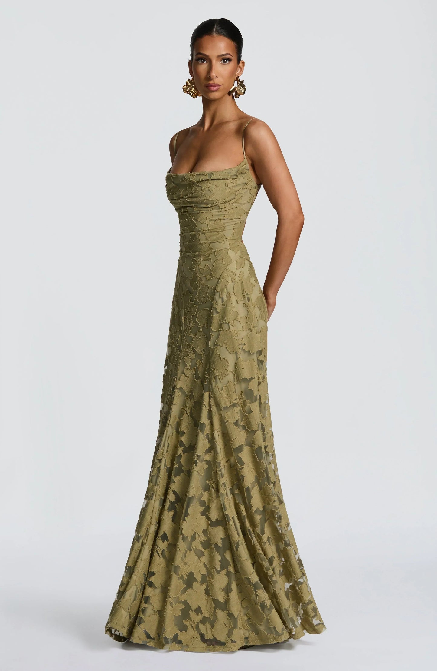 Image of Isa | Dames Spaghetti Bandjes Maxi Jurk