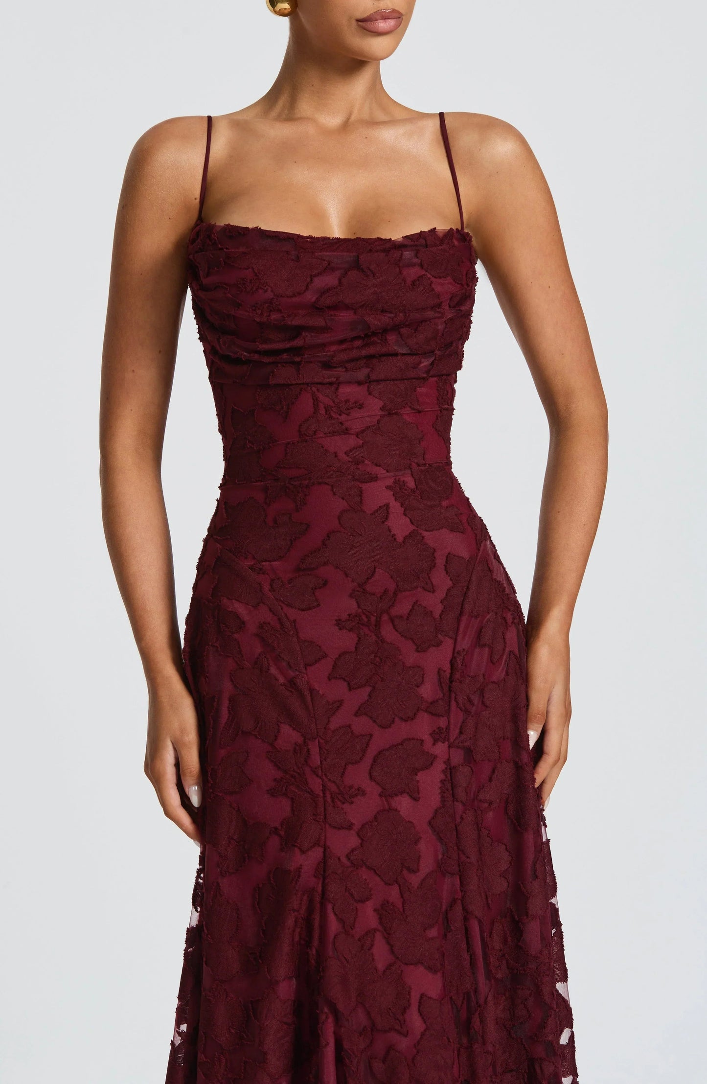Image of Isa | Dames Spaghetti Bandjes Maxi Jurk