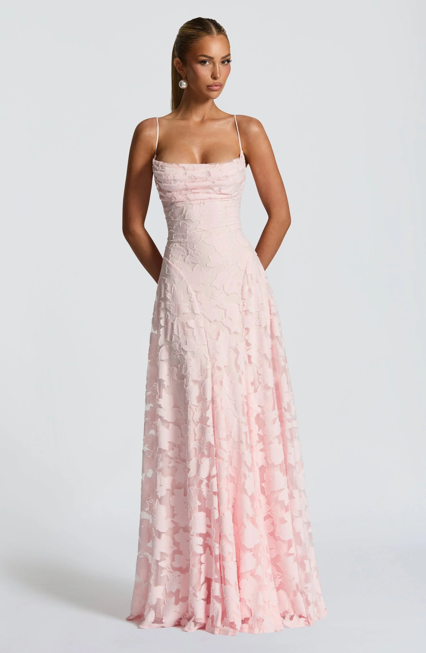 Image of Isa | Dames Spaghetti Bandjes Maxi Jurk