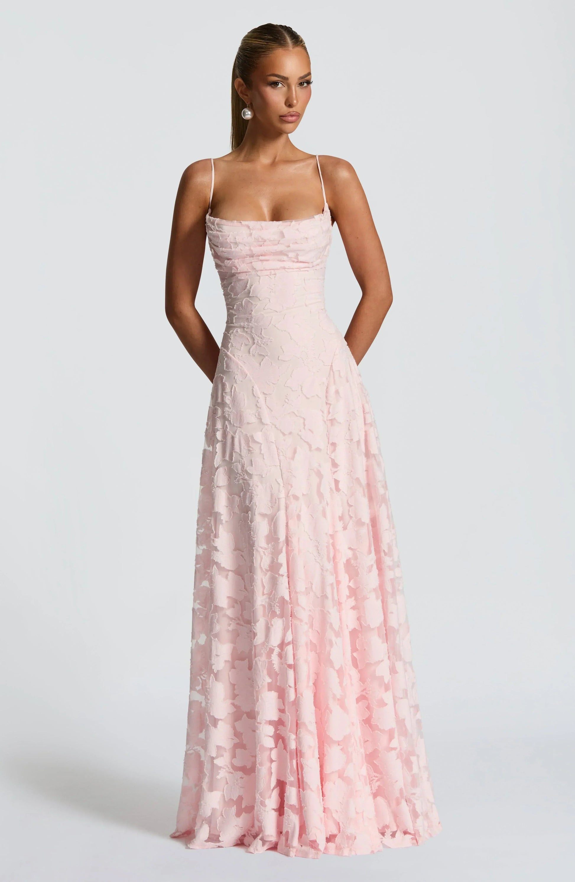 Image of Isa | Dames Spaghetti Bandjes Maxi Jurk