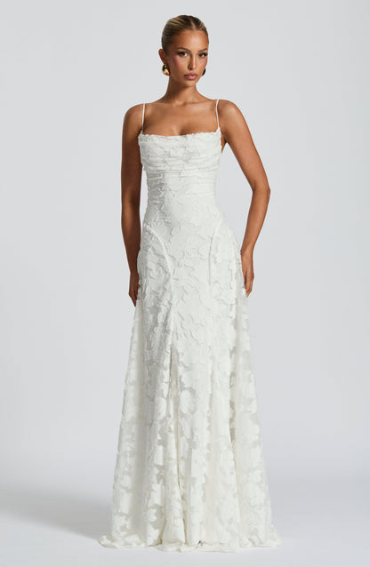Image of Isa | Dames Spaghetti Bandjes Maxi Jurk