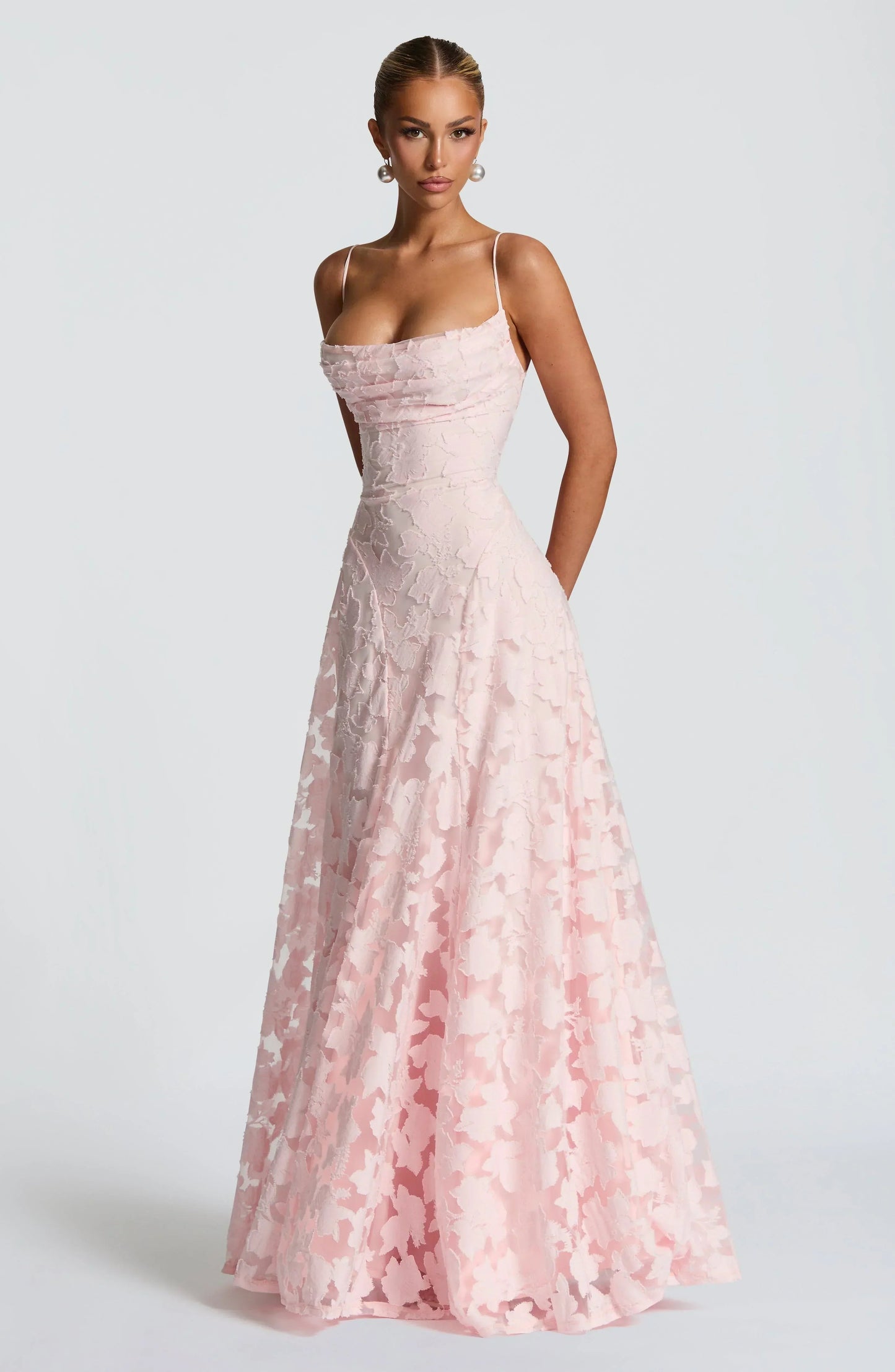 Image of Isa | Dames Spaghetti Bandjes Maxi Jurk