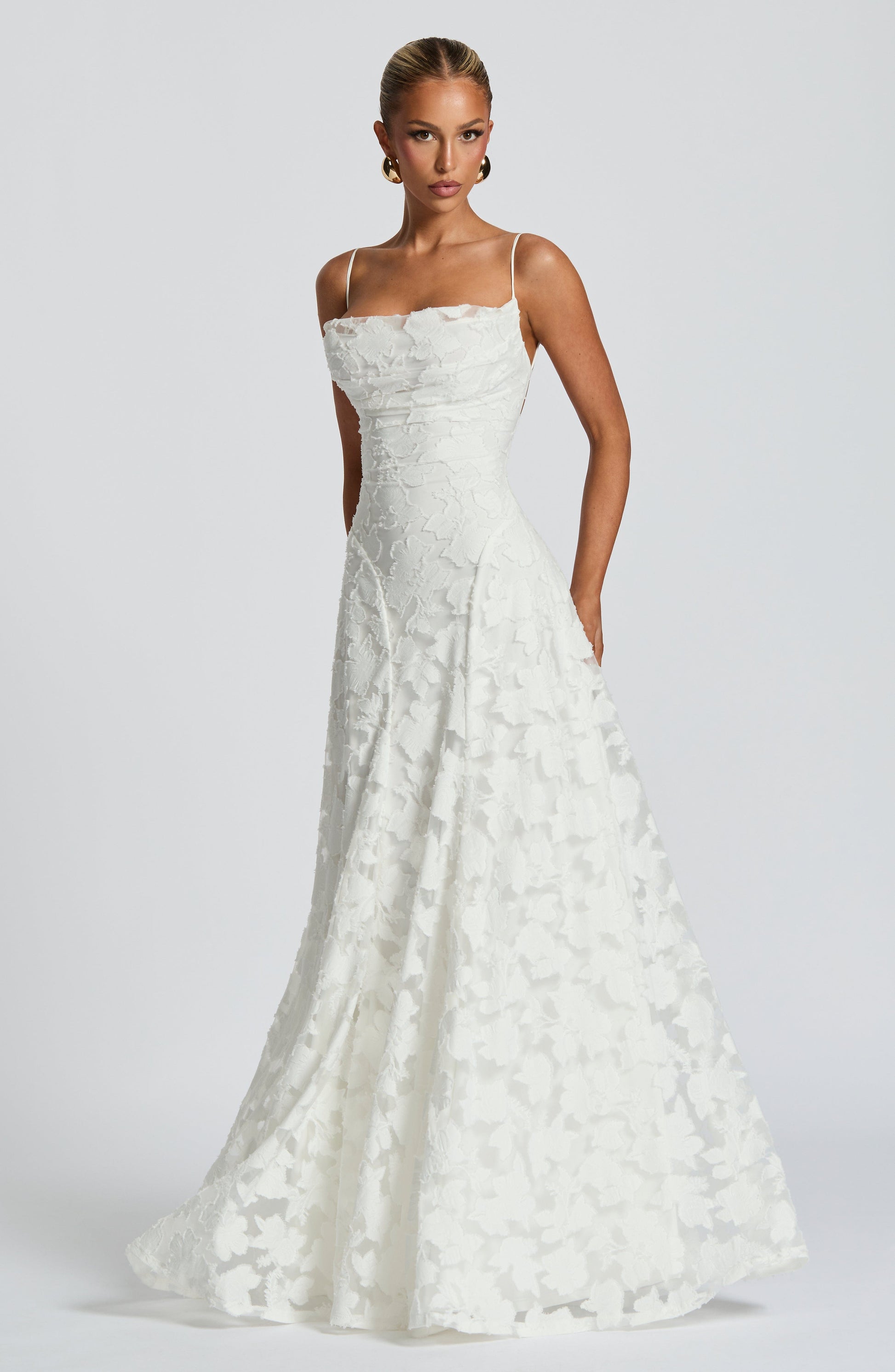 Image of Isa | Dames Spaghetti Bandjes Maxi Jurk