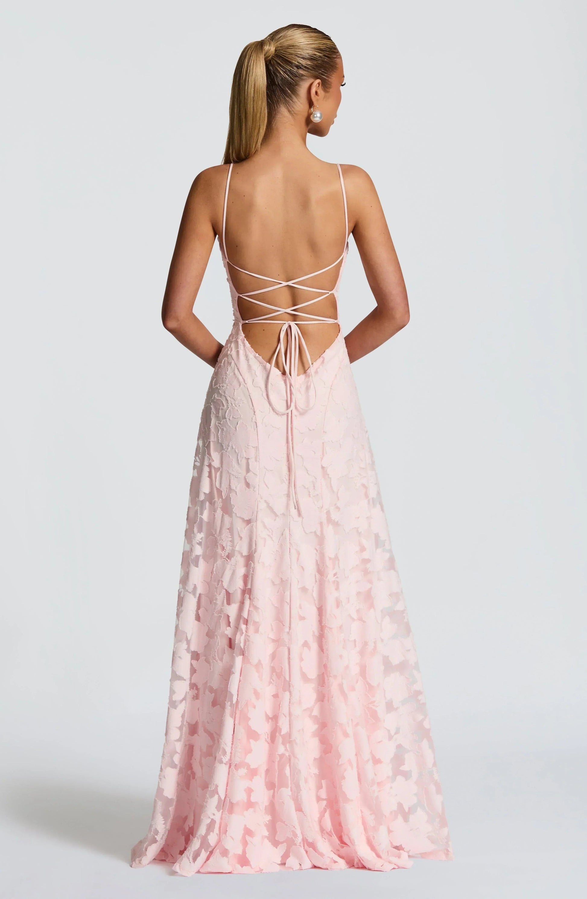 Image of Isa | Dames Spaghetti Bandjes Maxi Jurk