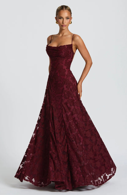 Image of Isa | Dames Spaghetti Bandjes Maxi Jurk