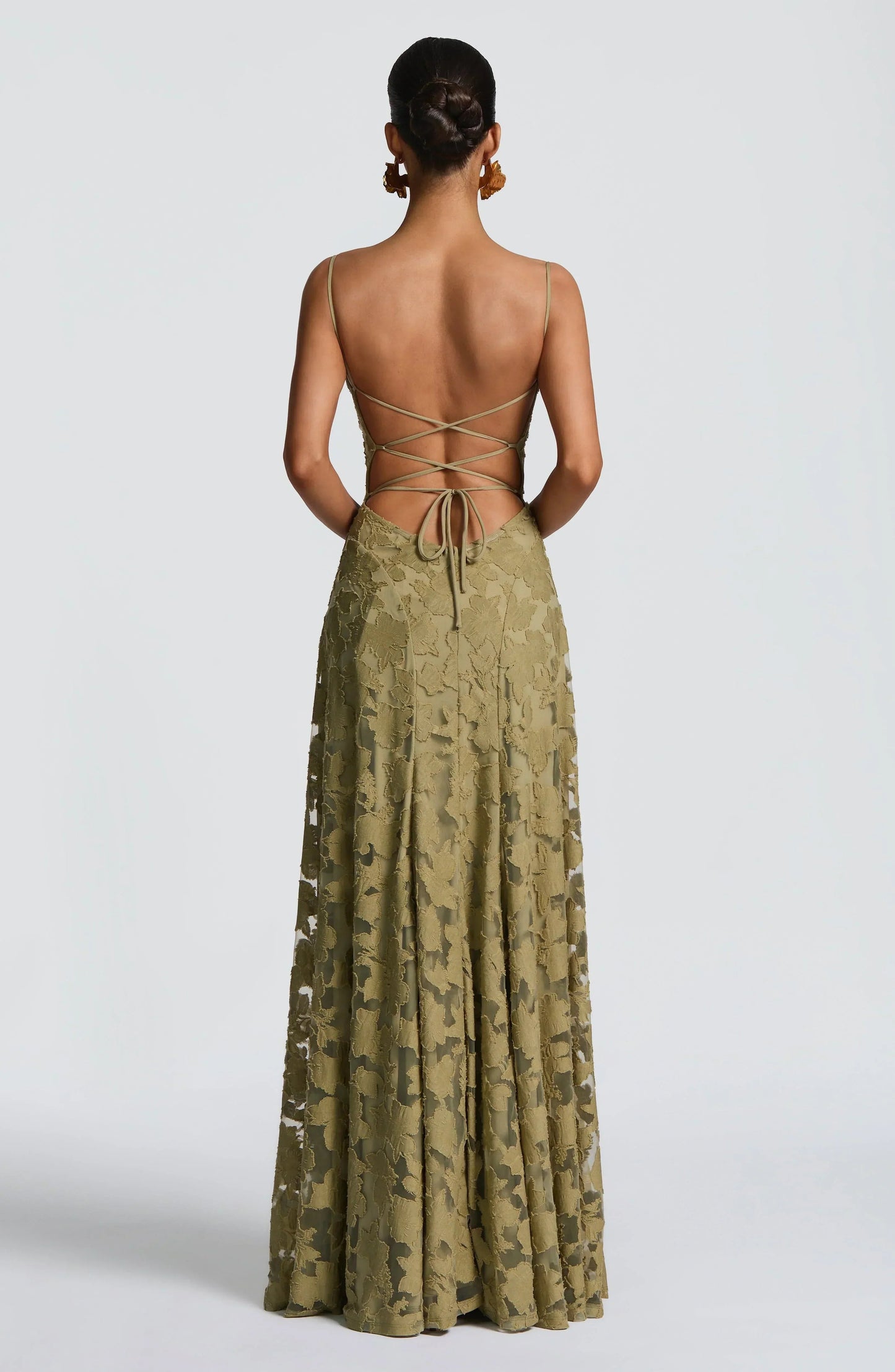 Image of Isa | Dames Spaghetti Bandjes Maxi Jurk