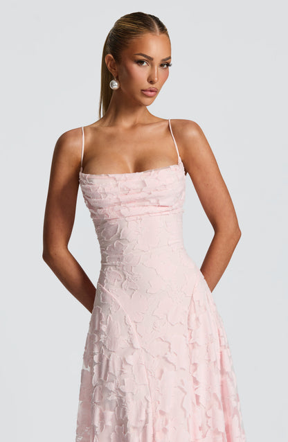 Image of Isa | Dames Spaghetti Bandjes Maxi Jurk