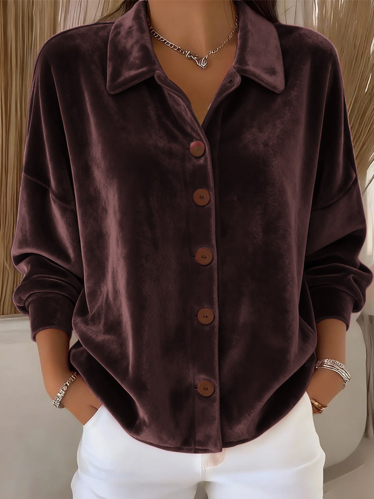 Image of Jannie | Dames Oversized Blouse met Knopen