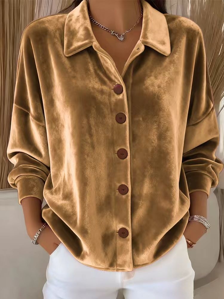Image of Jannie | Dames Oversized Blouse met Knopen