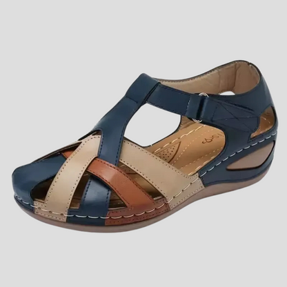 Image of Jannie | Dames Sleehak Gesloten Teen Sandalen