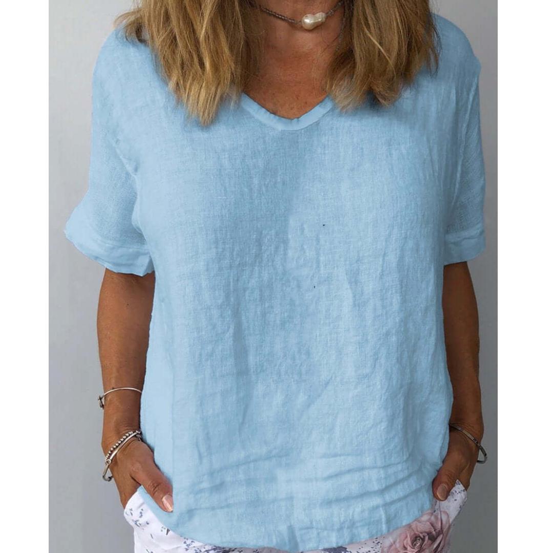 Image of Jennifer | Dames V-hals Casual Top