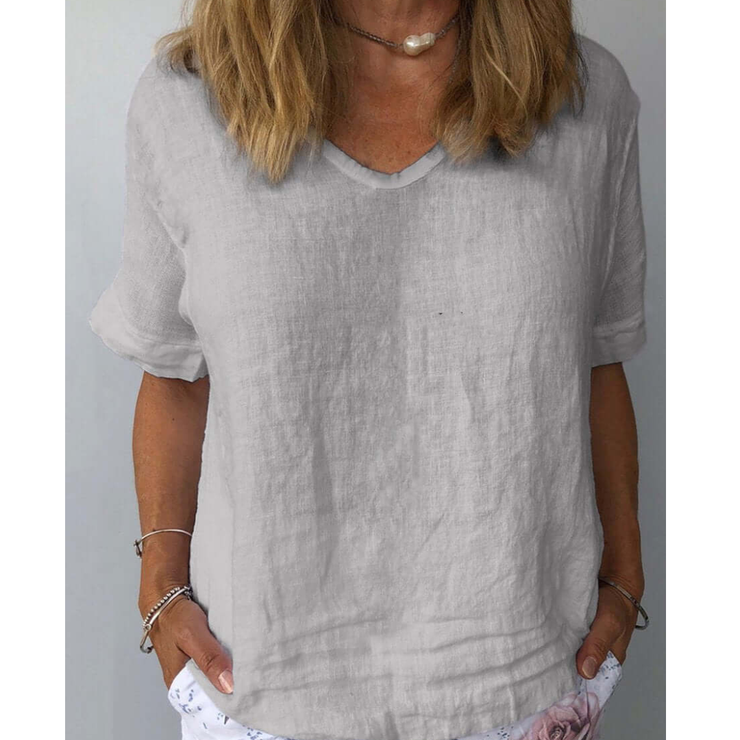 Image of Jennifer | Dames V-hals Casual Top