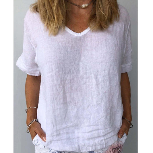 Image of Jennifer | Dames V-hals Casual Top