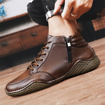 Image of Jesse | Heren Vetersluiting Rits Ankle Boots
