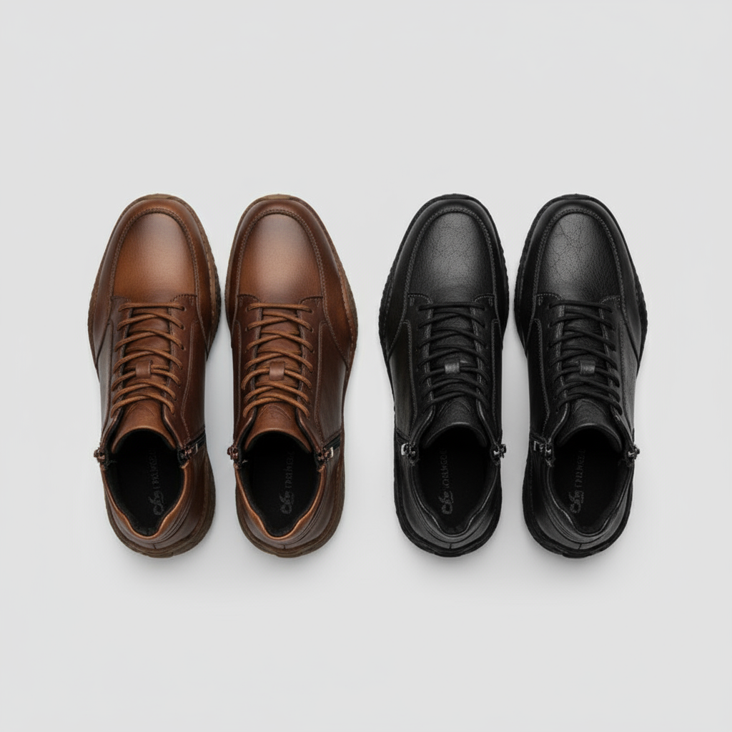 Image of Jesse | Heren Vetersluiting Rits Ankle Boots