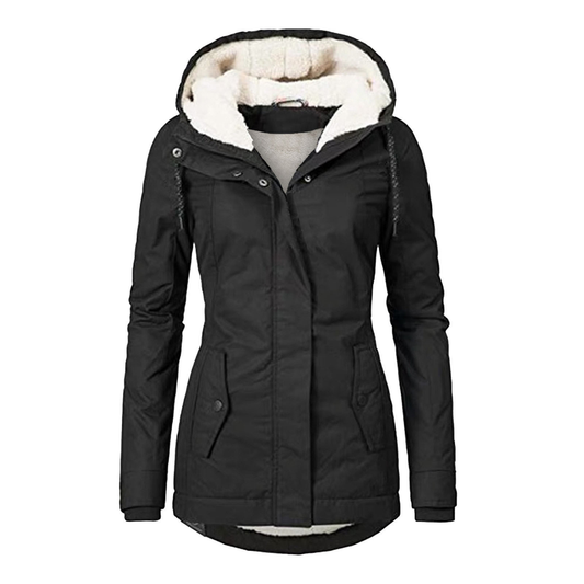 Jessica | Jack met capuchon en fleecevoering voor dames