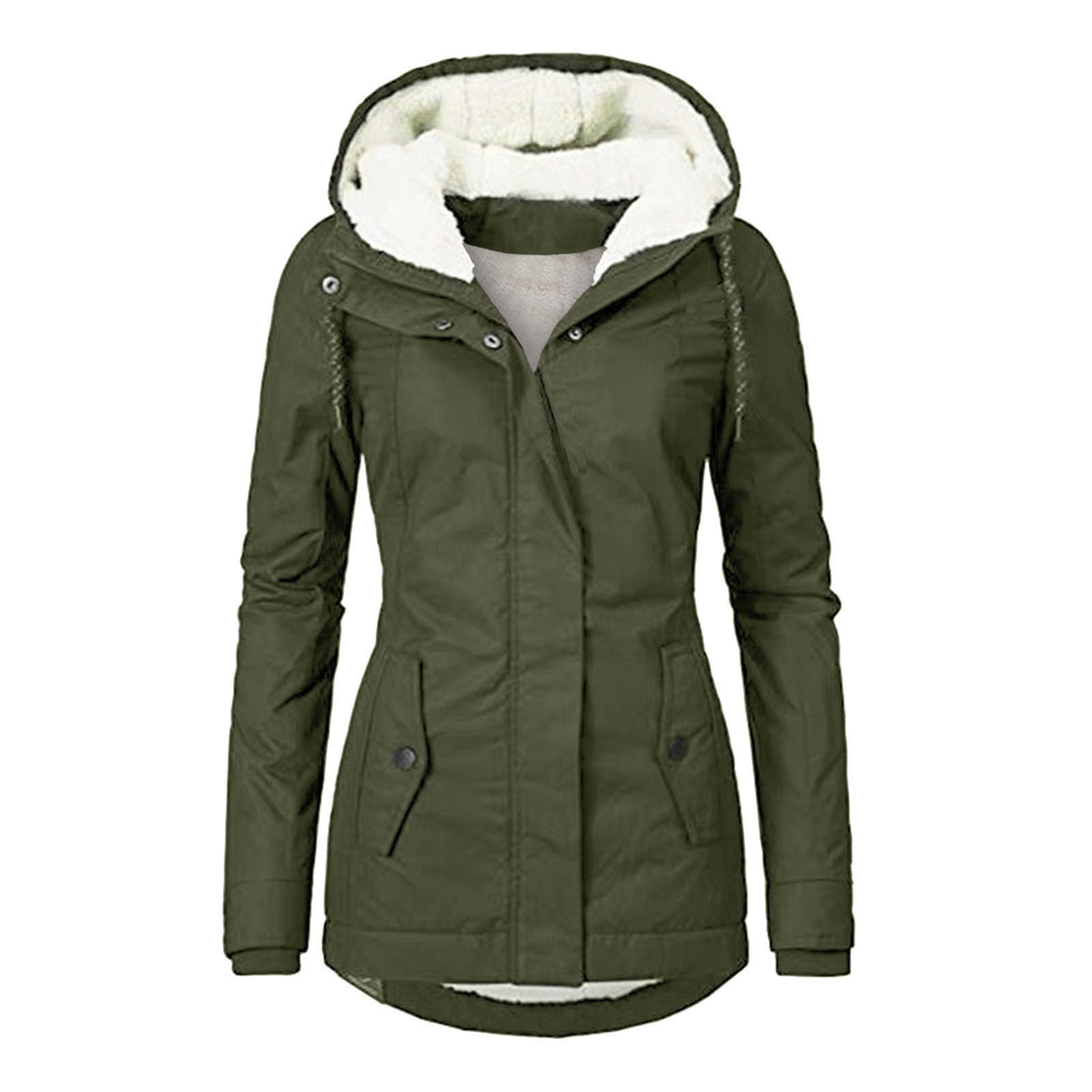 Jessica | Jack met capuchon en fleecevoering voor dames