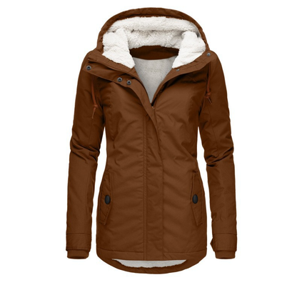 Jessica | Jack met capuchon en fleecevoering voor dames