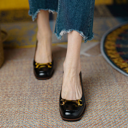 Image of Johanna | Dames Instaploafers met Blokhak