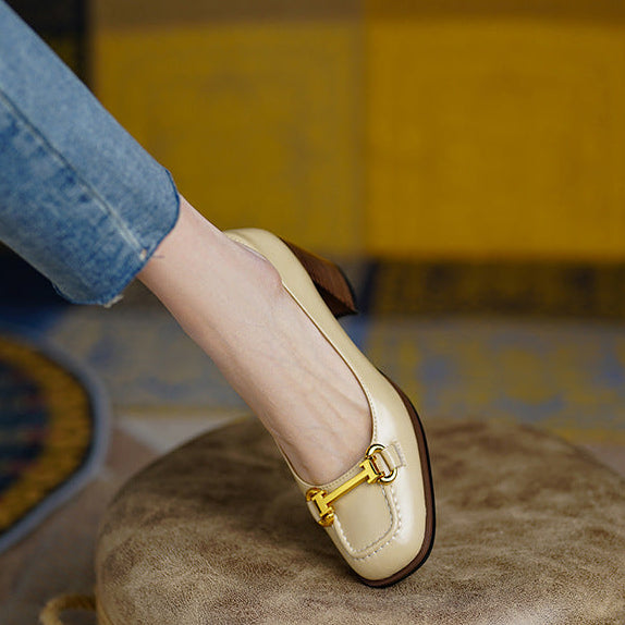 Image of Johanna | Dames Instaploafers met Blokhak