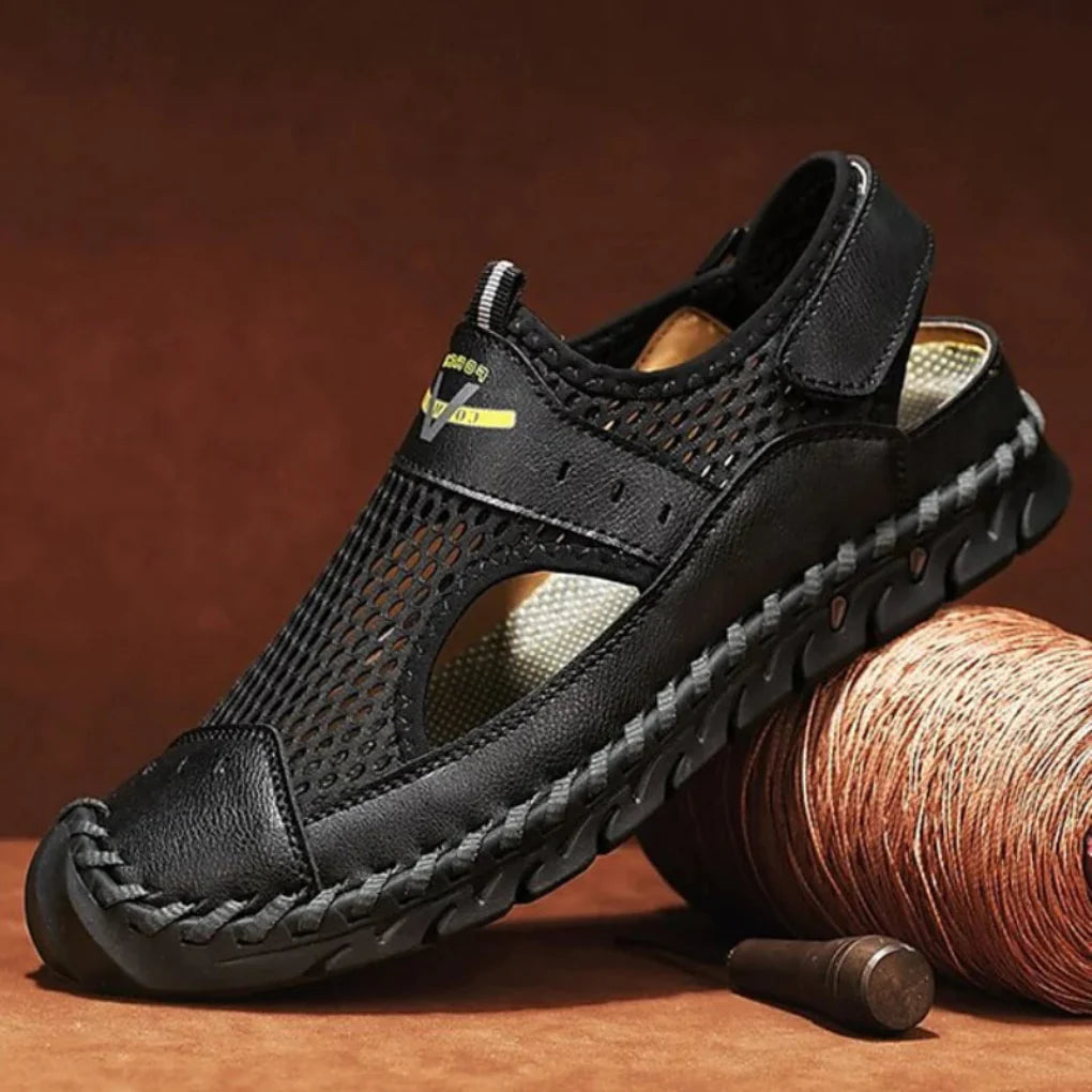 Image of Johannes | Heren Sandalen met Gesloten Teen en Enkelband