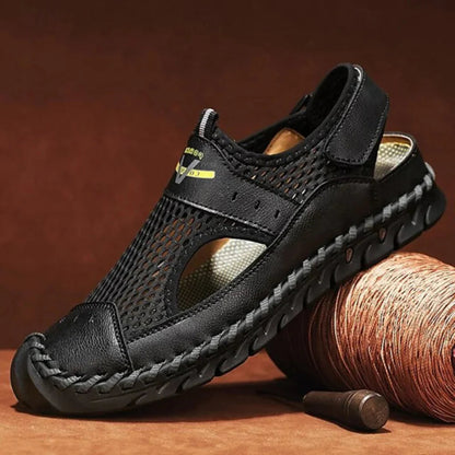 Image of Johannes | Heren Sandalen met Gesloten Teen en Enkelband