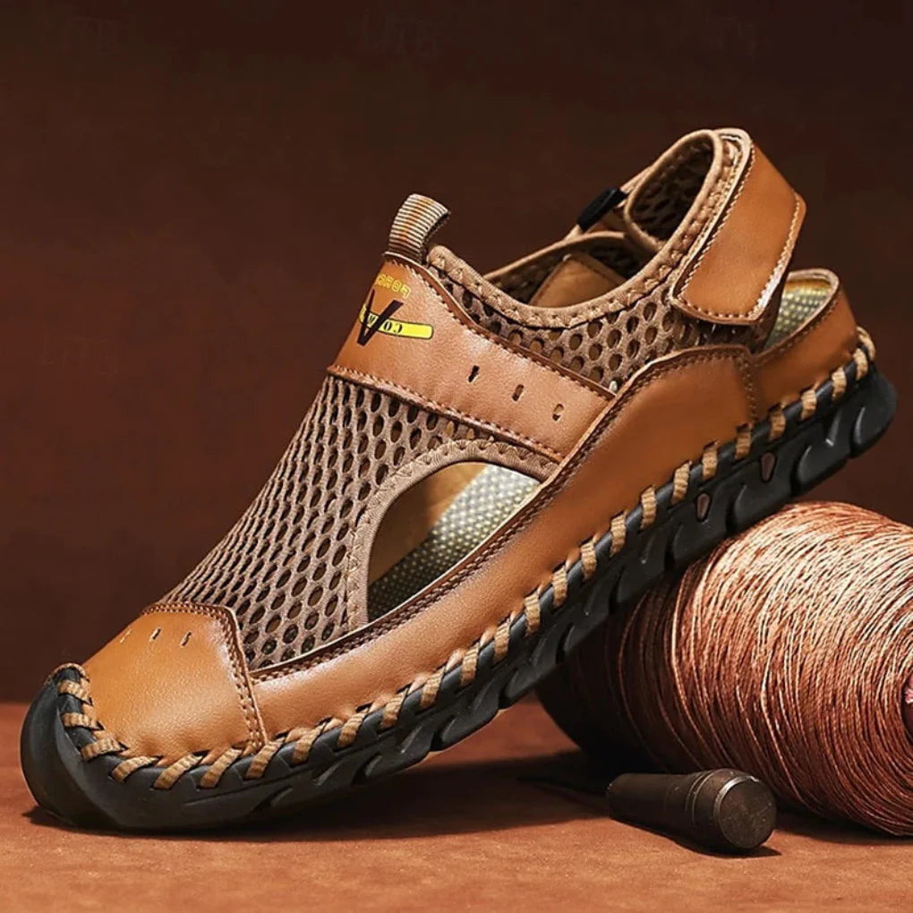 Image of Johannes | Heren Sandalen met Gesloten Teen en Enkelband