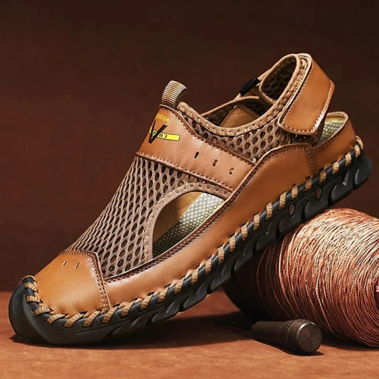 Image of Johannes | Heren Sandalen met Gesloten Teen en Enkelband