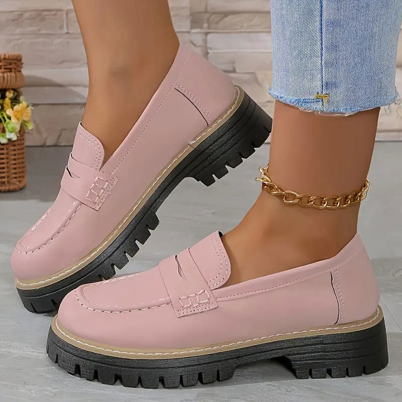 Image of Joke | Dames Platform Loafers met Grove Zool en Instapmodel