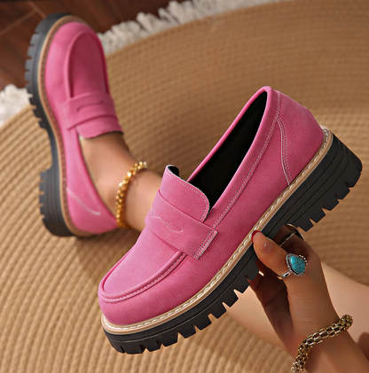 Image of Joke | Dames Platform Loafers met Grove Zool en Instapmodel