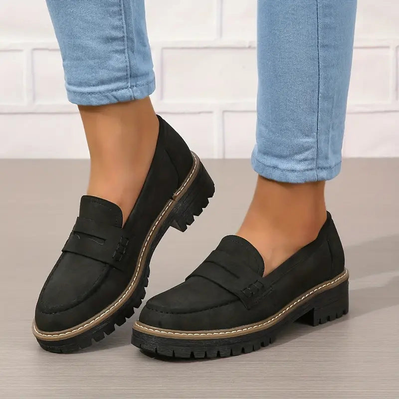 Image of Joke | Dames Platform Loafers met Grove Zool en Instapmodel
