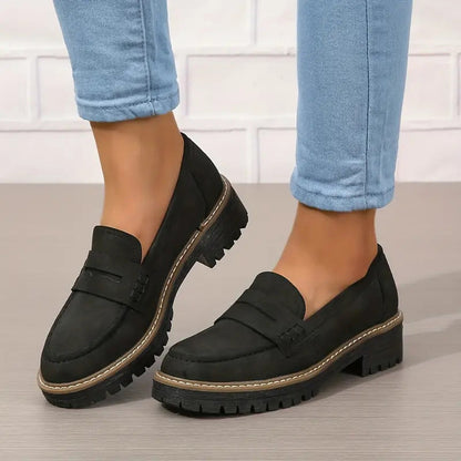 Image of Joke | Dames Platform Loafers met Grove Zool en Instapmodel